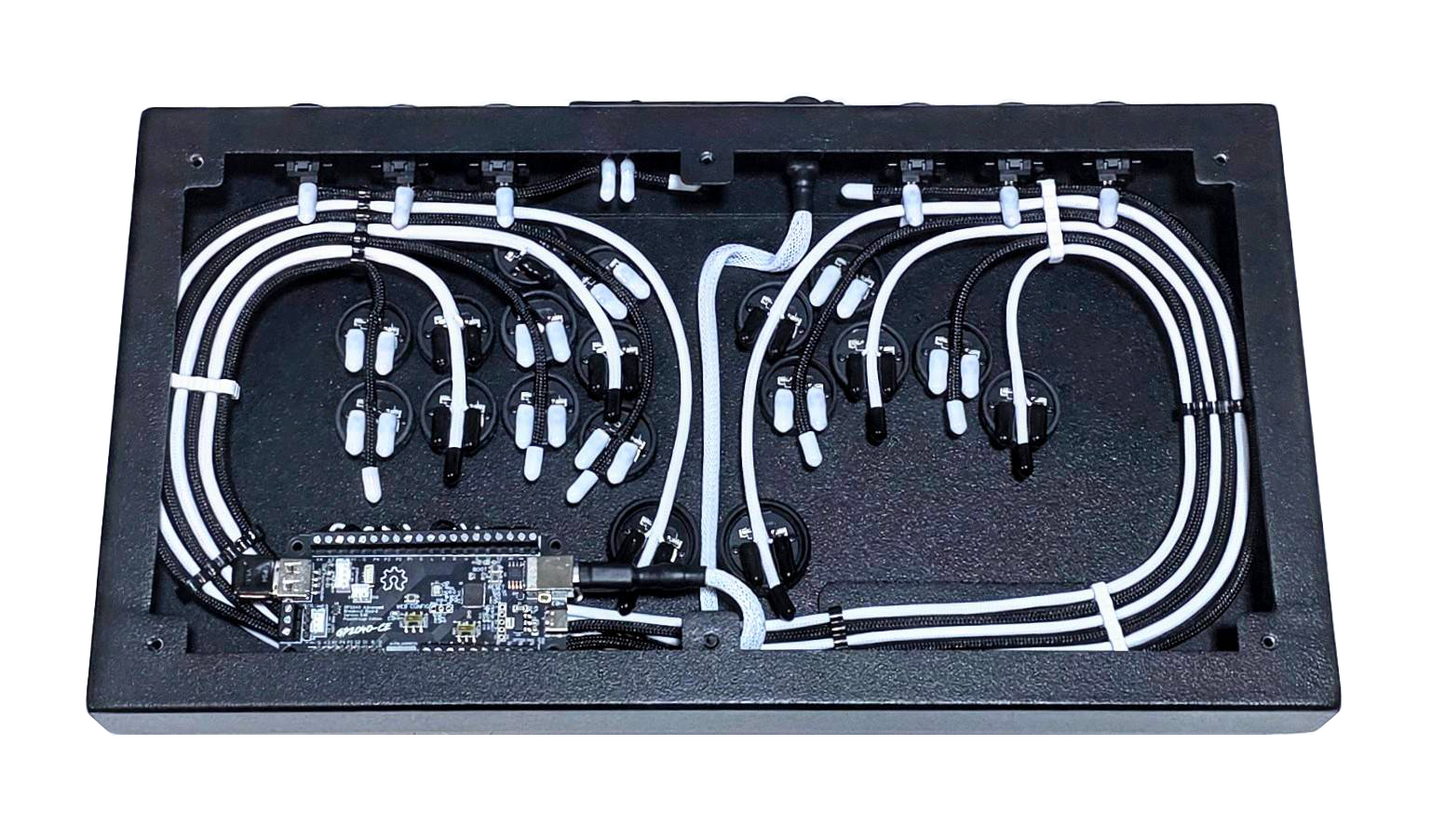 Makai Commission #0009 - AFS 16" Custom Layout Black and White