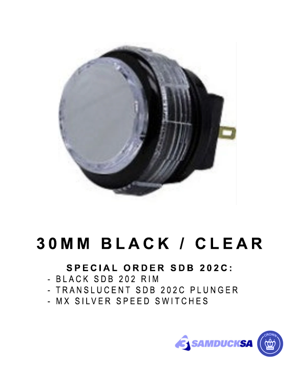 Samducksa (Crown) SDB 202C - Black / Clear 30mm