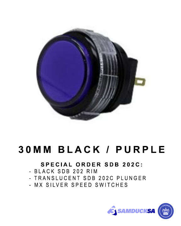 Samducksa (Crown) SDB 202C - Black / Purple 30mm