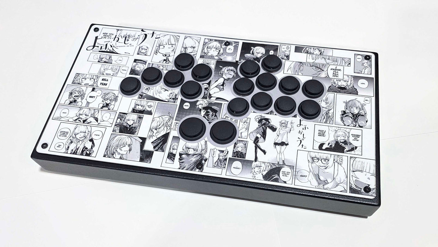 Makai Commission #0009 - AFS 16" Custom Layout Black and White