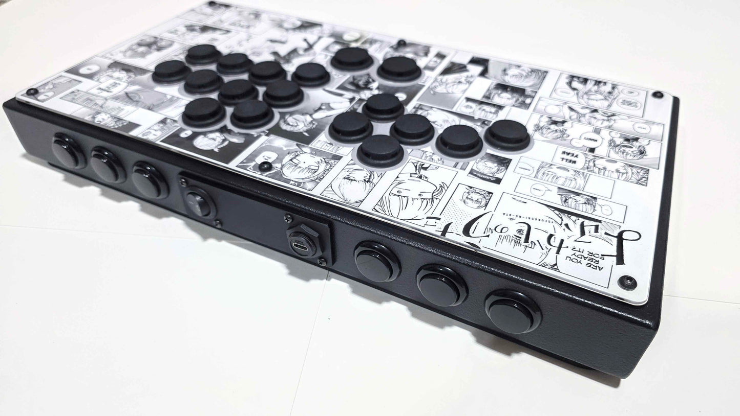 Makai Commission #0009 - AFS 16" Custom Layout Black and White