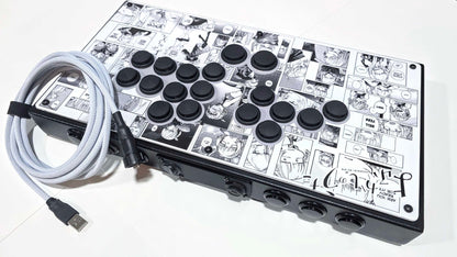 Makai Commission #0009 - AFS 16" Custom Layout Black and White