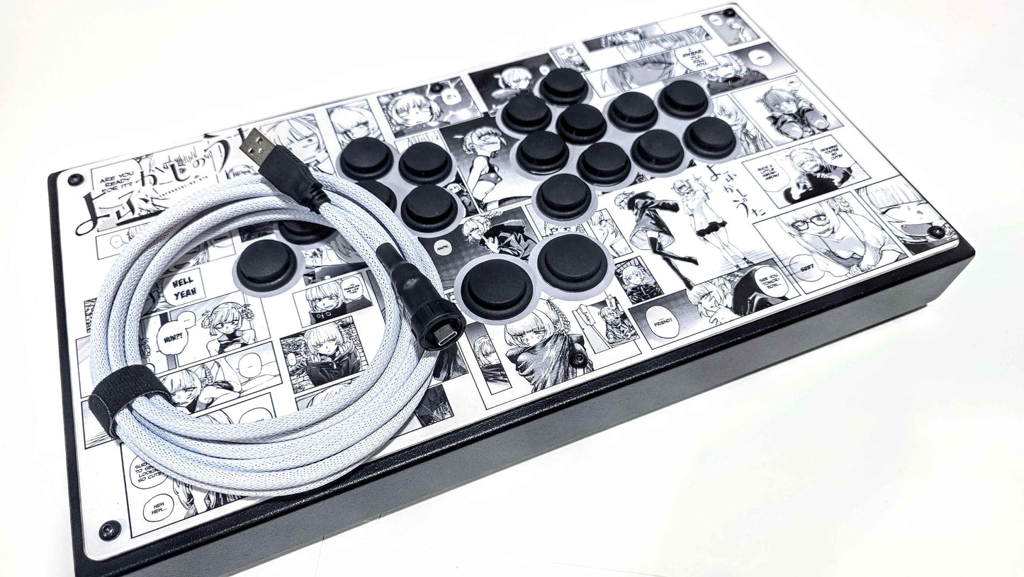 Makai Commission #0009 - AFS 16" Custom Layout Black and White