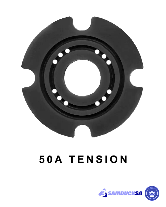 Samducksa (Crown) Extra High Tension Silicone Grommet (50A Black) - Choose Options