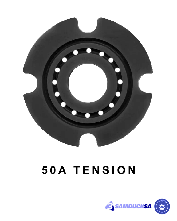 Samducksa (Crown) Extra High Tension Silicone Grommet (50A Black) - Choose Options