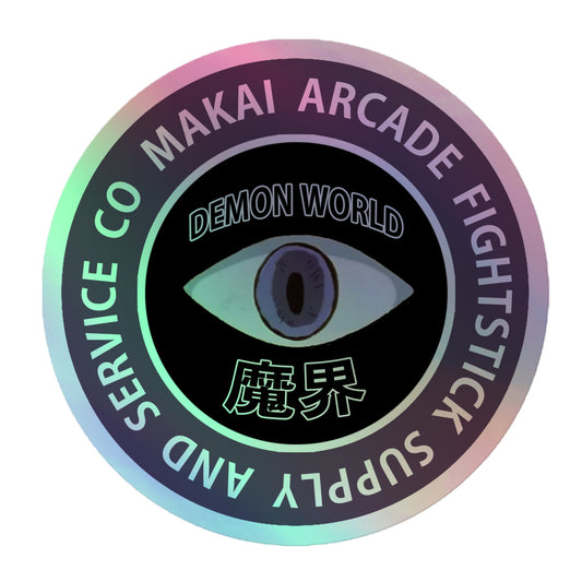 Demon World Holographic Sticker